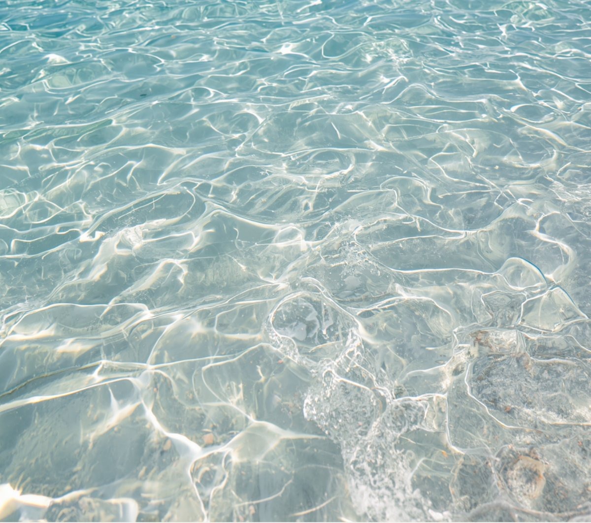 Clear ocean water